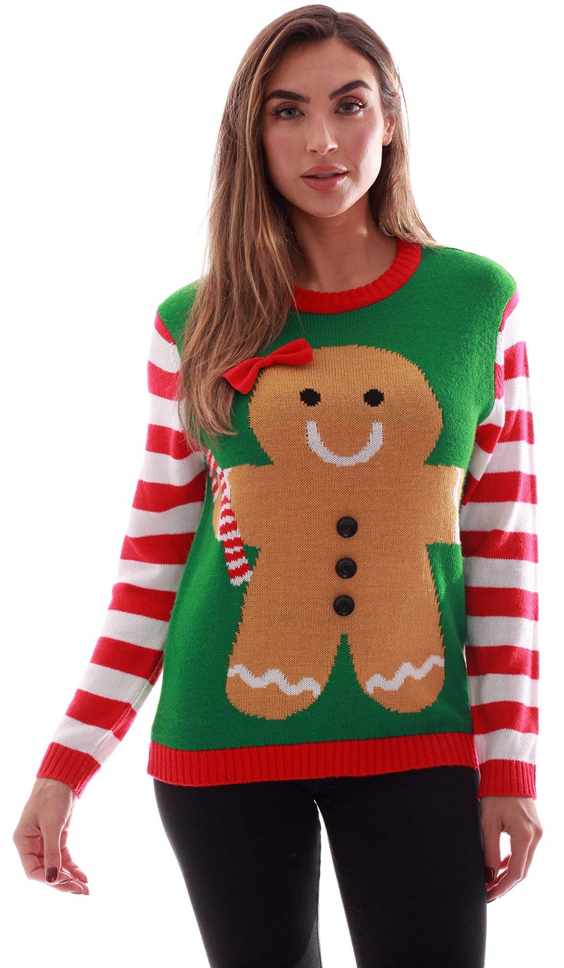 #followme Womens Ugly Christmas Sweater - Sweaters for Women 6773-212-XL - Image 1